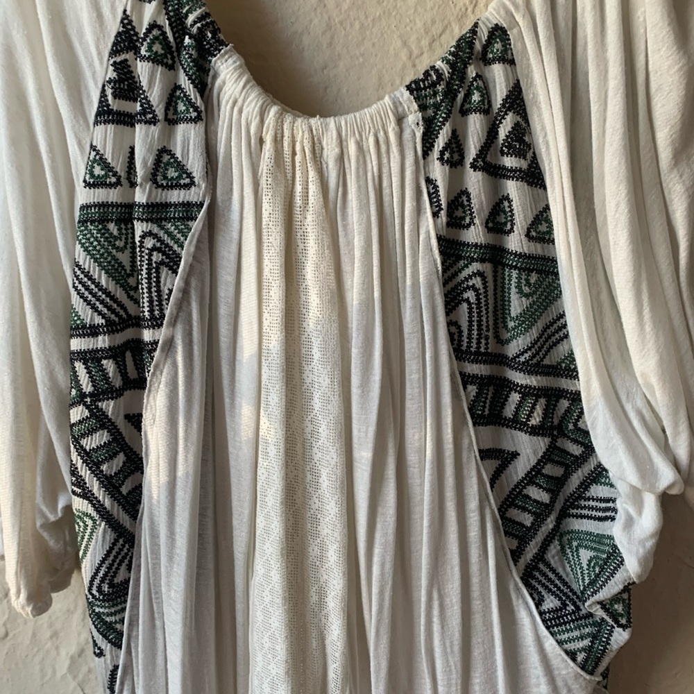 Free People Cotton Embroidered Tunic Top - Picture 10 of 13